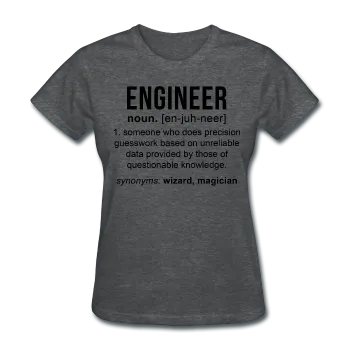 "Engineer" (black) - Women's T-Shirt