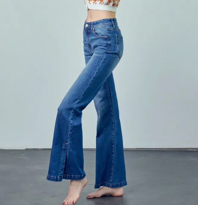 Rosie Slit Leg Denim