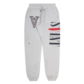 Saint Michael x Vlone Logo Sweatpants Grey