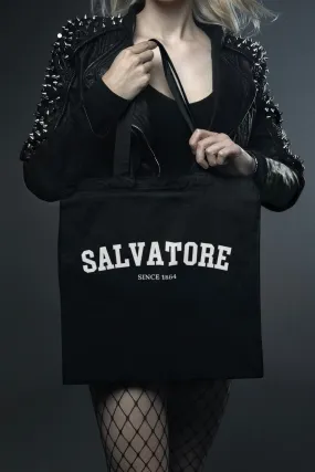 SALVATORE Since 1864 Black Tote Bag with Zipper (The Vampire Diaries)