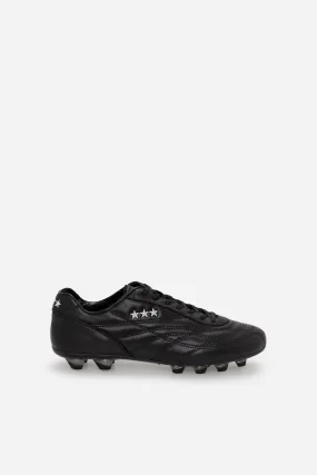 Scarpe da calcio New Star in pelle nera