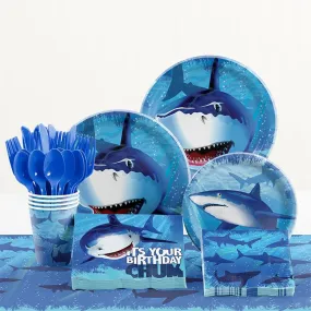 Shark Theme Birthday Party Tableware Package (#Type B)