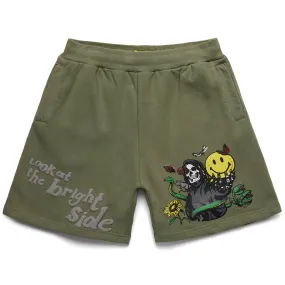 SMILEY LOOK AT THE BRIGHT SIDE SWEATSHORTS