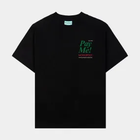 SP x Monopoly Pay Me Mens Short Sleeve Shirt (Black/Green)