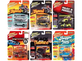 Street Freaks 2021 Set A of 6 Cars Release 2 1/64 Diecast Model Cars by Johnny Lightning