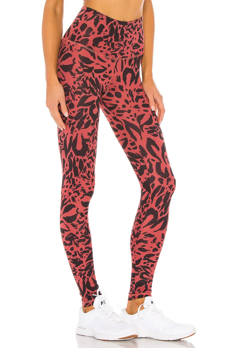 Strut This Teagan Ankle Legging Auburn Cheetah