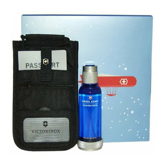 Swiss Army Mountain Water 2pc Gift Set EDT 3.4 oz 100 ml Men