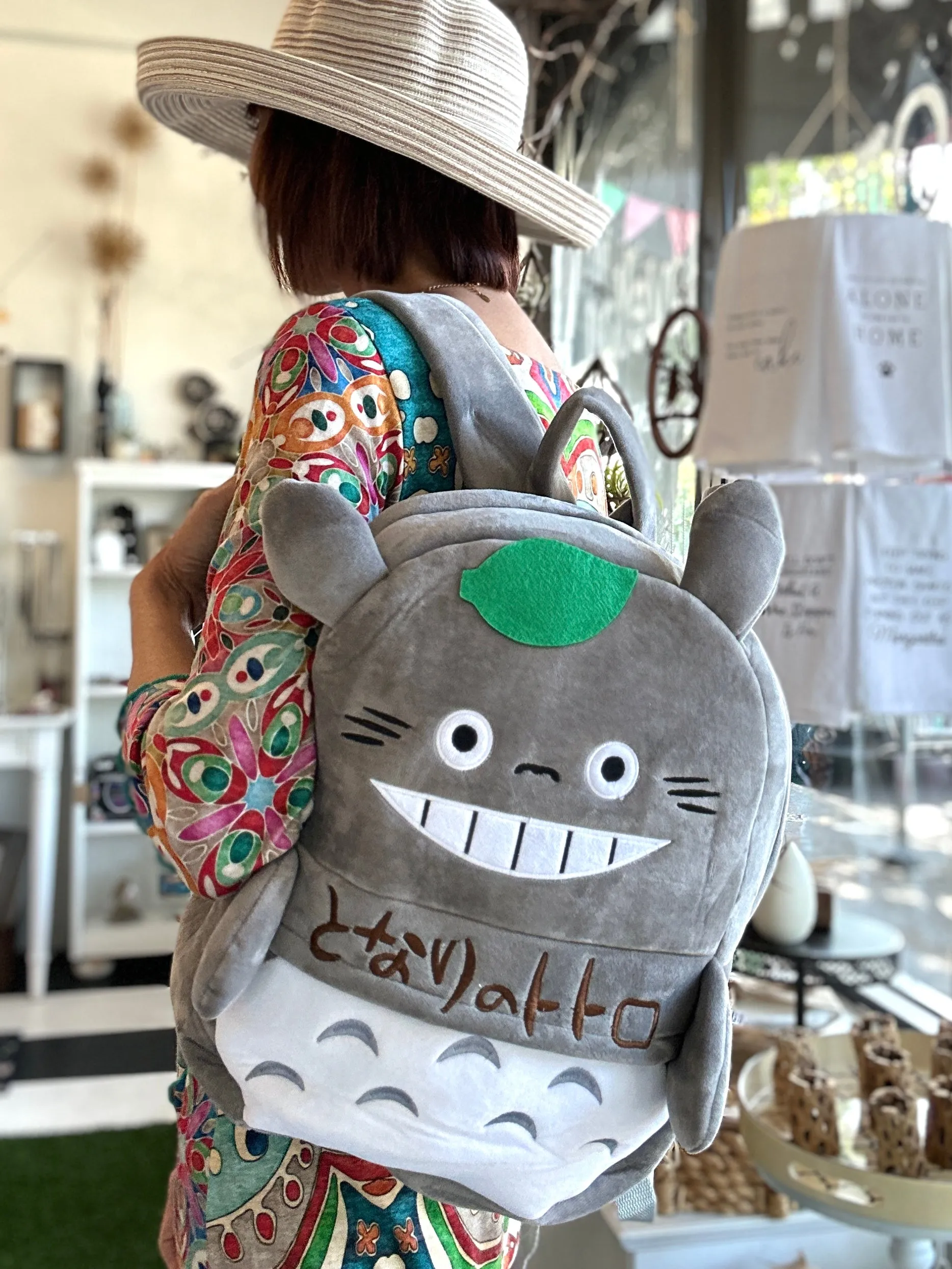 Totoro Plush Large Backpack