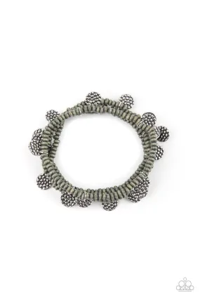 WOODnt Count It - Silver Paparazzi Bracelet