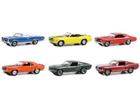 Woodward Dream Cruise Set of 6 pieces Series 1 1/64 Diecast Model Cars by Greenlight